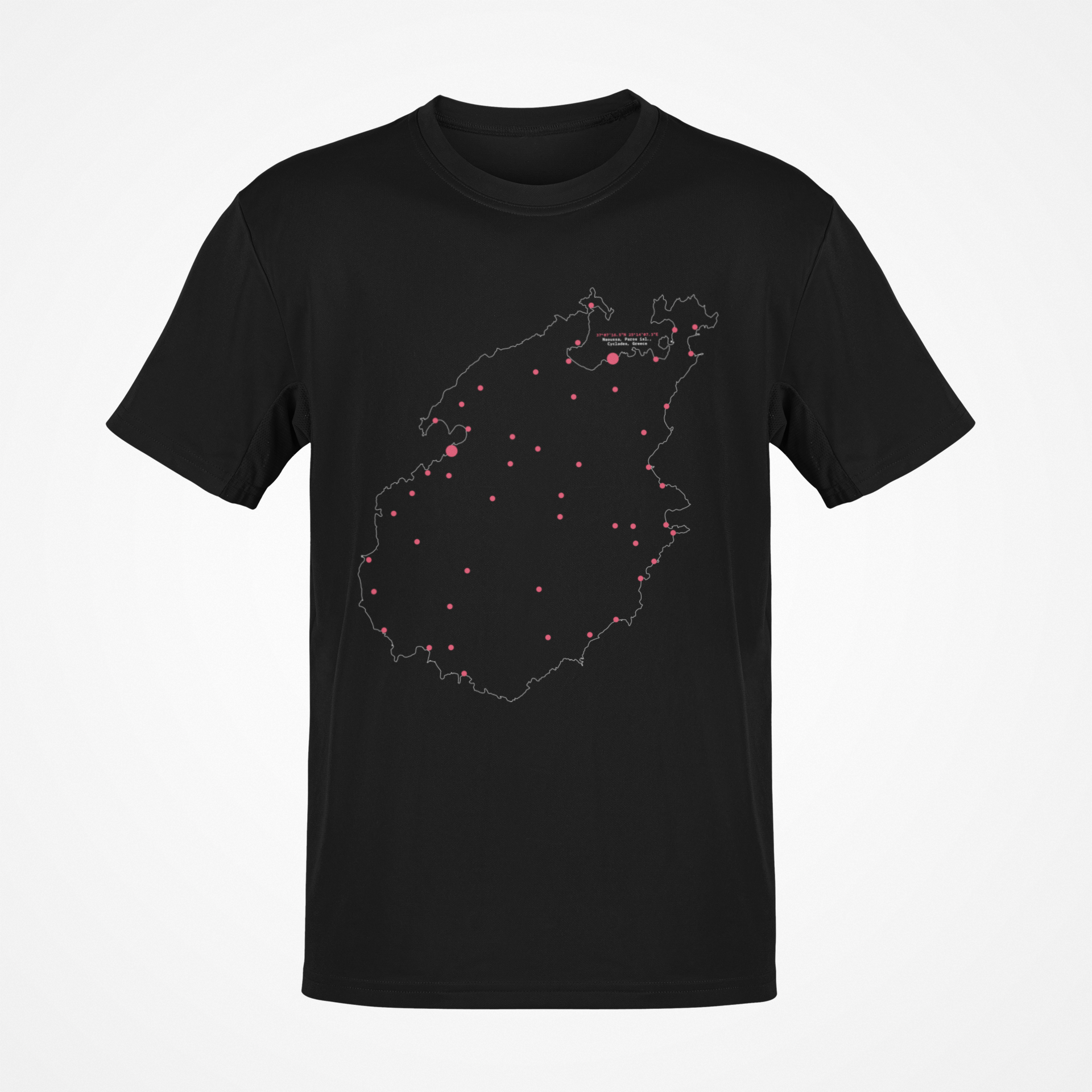 Map of Paros T-Shirt